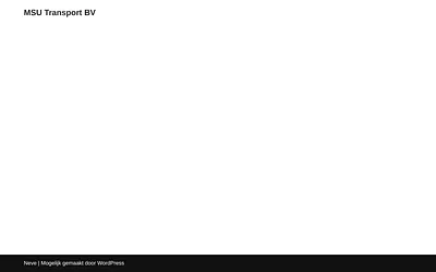 msutransport.nl snapshot