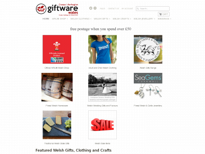 giftwarewales.co.uk snapshot