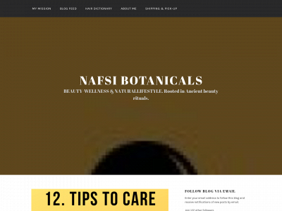 nafsibotanical.com snapshot