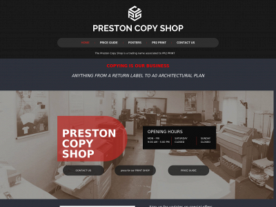 prestoncopyshop.co.uk snapshot