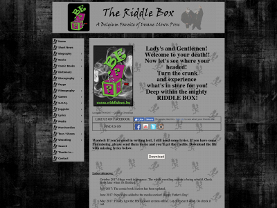 riddlebox.be snapshot