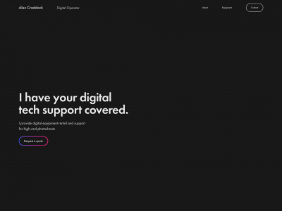 alexcraddock.com snapshot