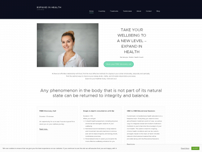 expandinhealth.com snapshot