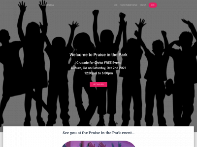 praiseintheparkauburnca.com snapshot