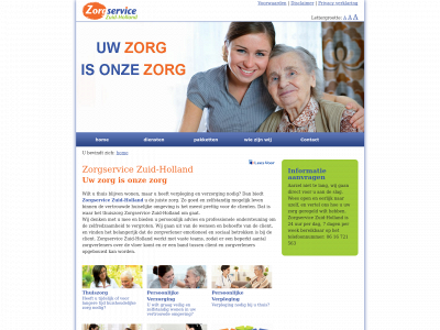 zorgservicezuid-holland.nl snapshot