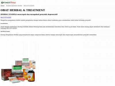www.optimateherbal.com snapshot
