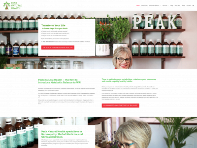 peaknaturalhealth.com.au snapshot