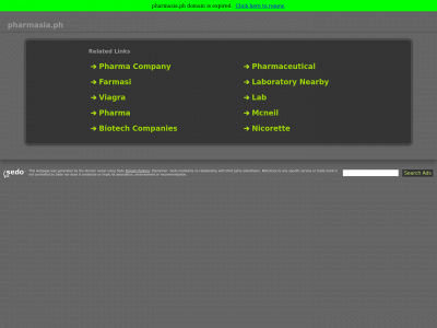 pharmasia.ph snapshot