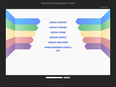 stevestechsupport.com snapshot