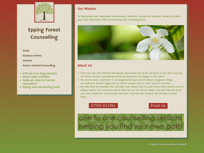 eppingforestcounselling.co.uk snapshot