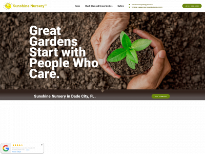 sunshinenurseryfl.com snapshot