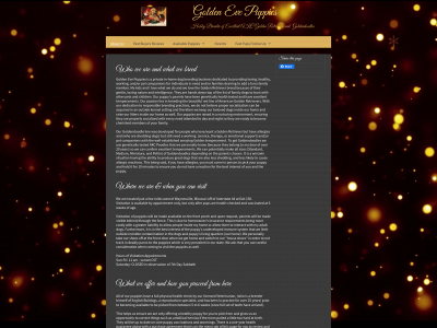 goldenevepuppies.com snapshot