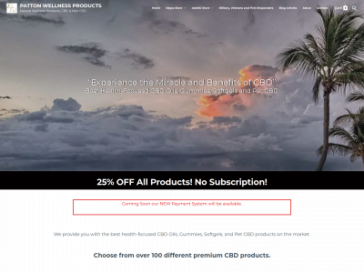 pattonwellnessproducts.com snapshot