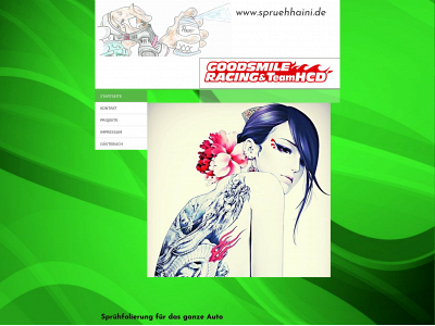 spruehhaini.de snapshot