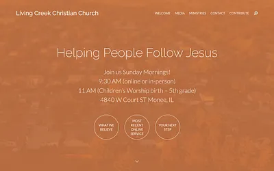 livingcreek.org snapshot