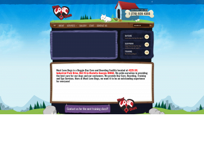 mustlovedogsga.com snapshot