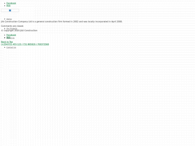 jilkconstruction.com snapshot