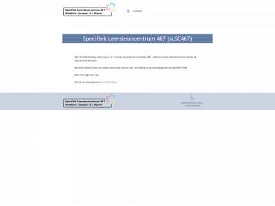 specifiekleersteuncentrum467.be snapshot
