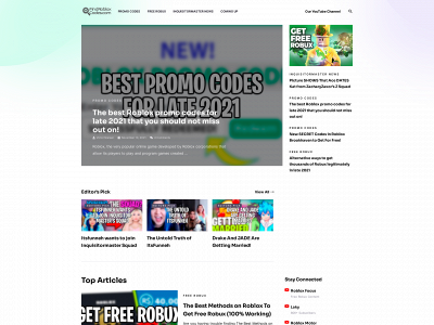 findrobloxcodes.com snapshot