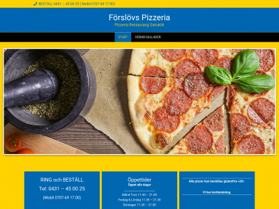 forslovspizzeria.se snapshot