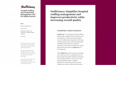 stafficiencyapp.com snapshot
