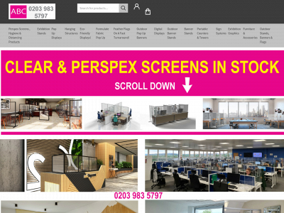 abcexhibitions.com snapshot