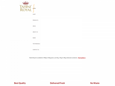 tahiniroyal.co.uk snapshot