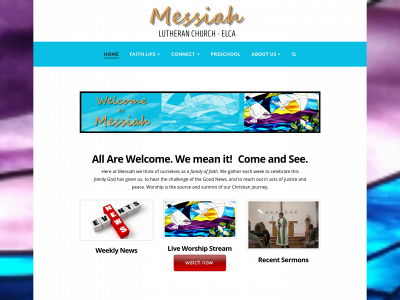 messiahchurch.com snapshot