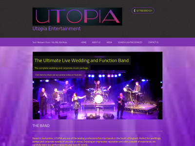 utopiaentertainment.co.uk snapshot
