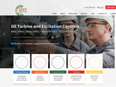 directturbinecontrols.com snapshot