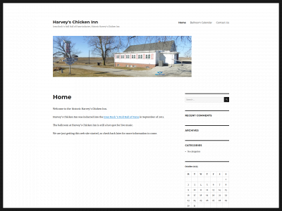 harveyschickeninn.com snapshot