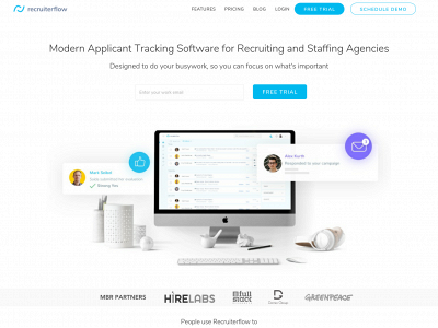 www.recruiterflow.com snapshot