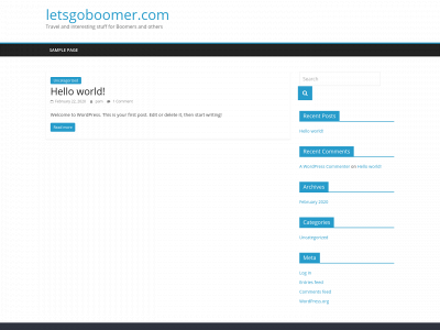 letsgoboomer.com snapshot