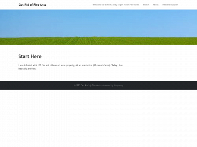 getridoffireants.com snapshot