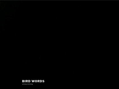 whiskeybirdwords.com snapshot