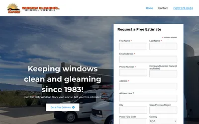 sunrisewindowcleaning.com snapshot