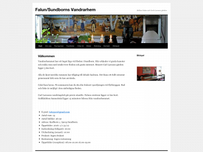 sundbornsvandrarhem.se snapshot