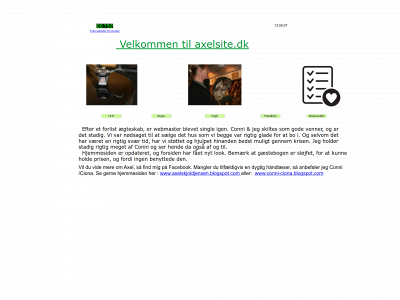 axelsite.dk snapshot