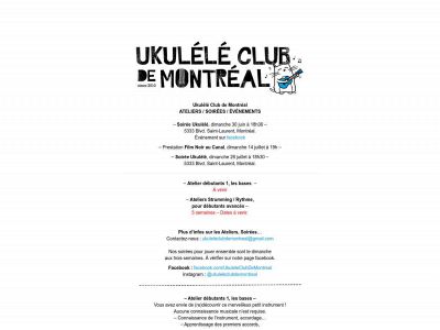 ukuleleclubdemontreal.com snapshot