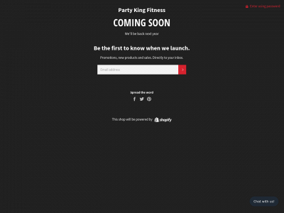 partykingfitness.com snapshot