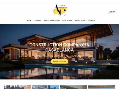 artisteconstruction.com snapshot