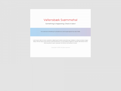 vallensbaeksvoemmehal.dk snapshot