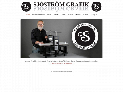 sjostromgrafik.se snapshot