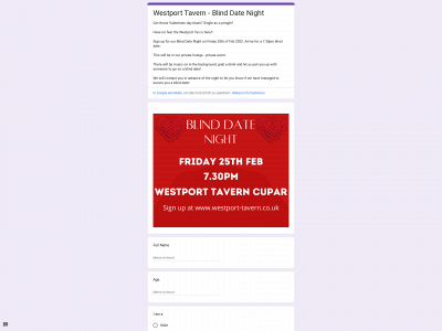 westport-tavern.co.uk snapshot