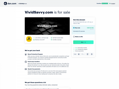 vividsavvy.com snapshot