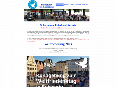 schweriner-friedensbuendnis.de snapshot