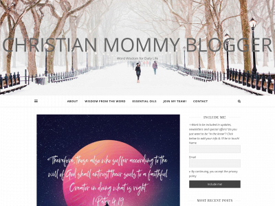 christianmommyblogger.com snapshot