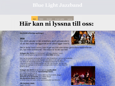 bluelightjazzband.se snapshot