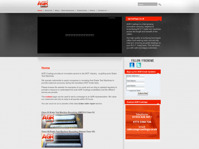 agrcoatings.co.uk snapshot