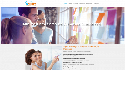 agilifytraining.com snapshot